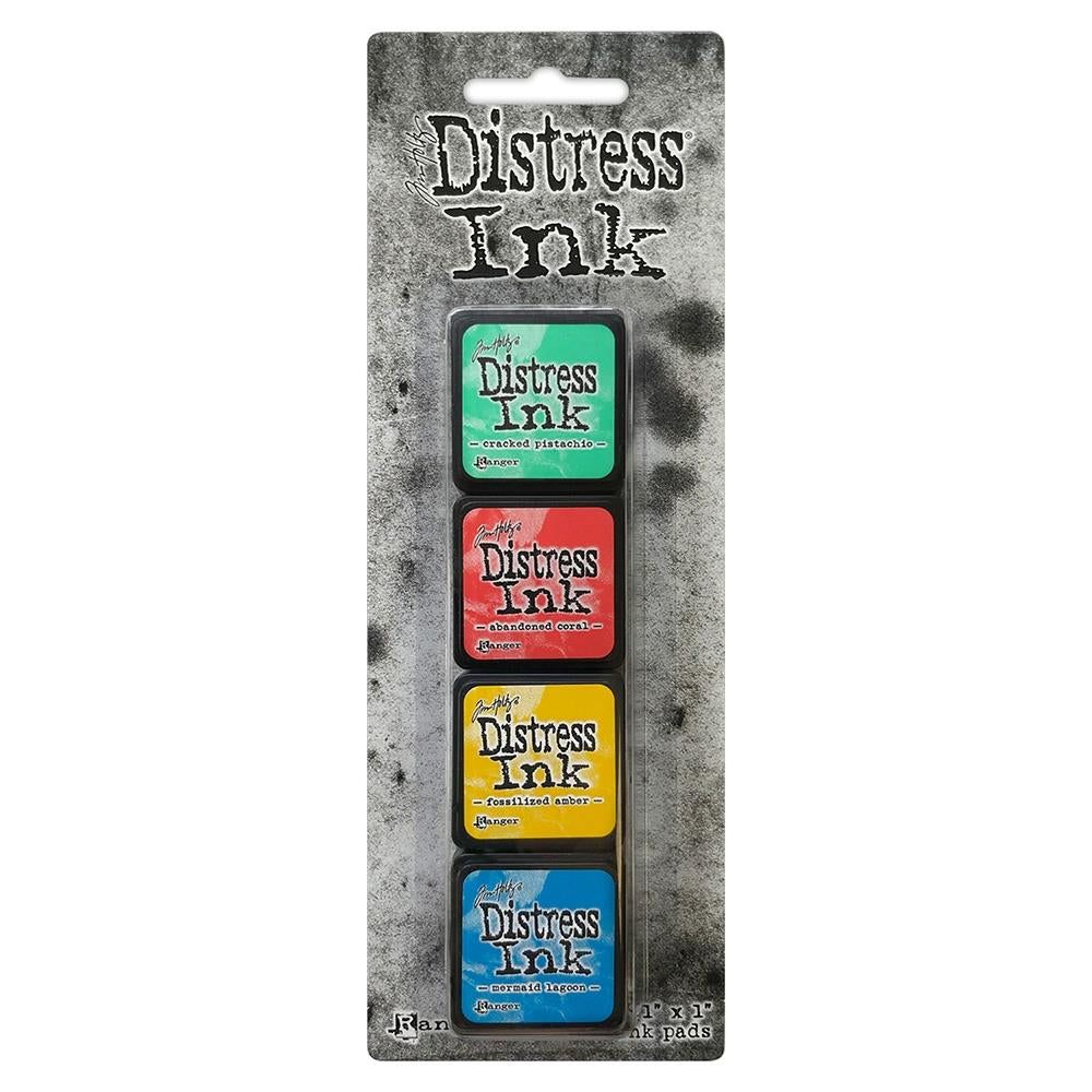 Tim Holtz Distress Mini Ink Pads 4/Pkg - Kit 13